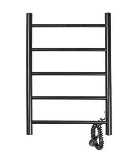 Полотенцесушитель электрический Domoterm Классик DMT 109-5 40х60 EK R чёрный